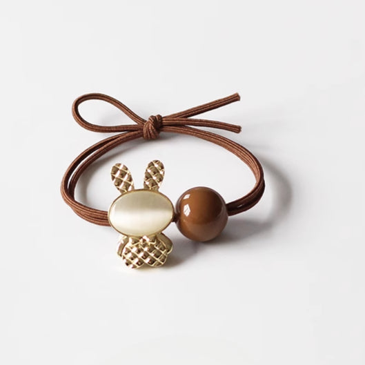 Bunny Hair Tie - Trendy Elegant Elastic Band, High Elasticity Durable Hair Tie for Women, Exquisite Japanese and Korean Inspired Hair Holder