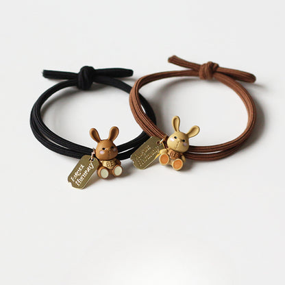 Cute Bunny Hair Ties, Sweet And Stylish For Women To Tie Hair