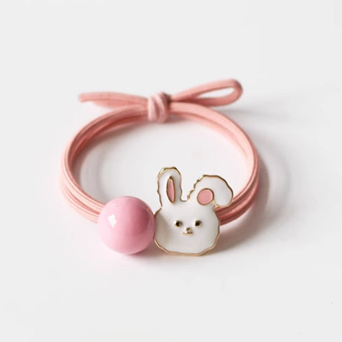 Bunny Hair Ties - Trendy Elegant Elastic Bands, High Elasticity Hair Ties for Kids, Cute Hair Holders and Women's Hair Accessories