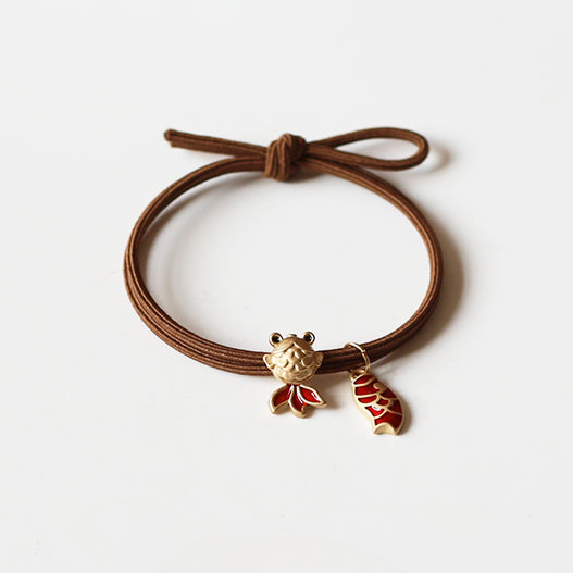 Leaping Dragon Gate Hair Tie - 2024 New Trendy Student Hair Band, Lucky Elastic for Women's Hair Ties