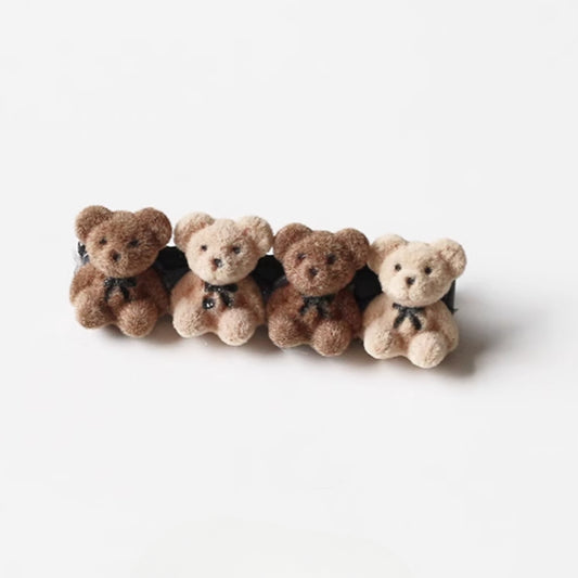 Velvet Bear Hair Clips, Cute And Stylish For Women To Style Hair