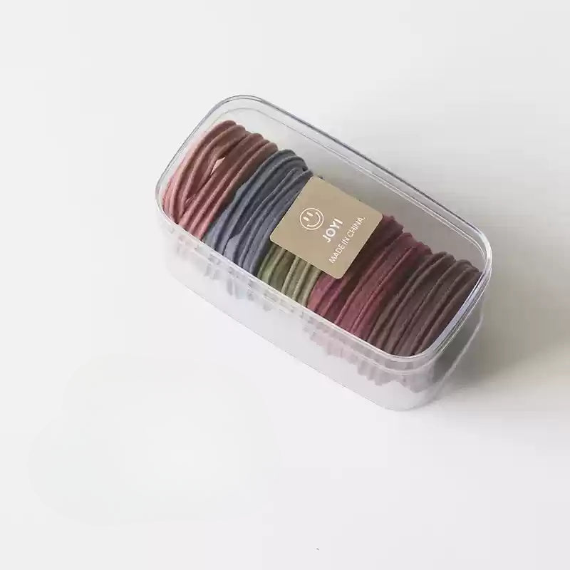 10-Pack Versatile Thick Hair Ties - High Elasticity Ponytail Bands, Non-Damaging Durable Hair Ties and Accessories
