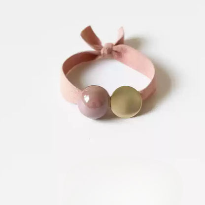 Wide Hair Tie Simple Ponytail Band Women Elegant Hair Accessory Trendy Style