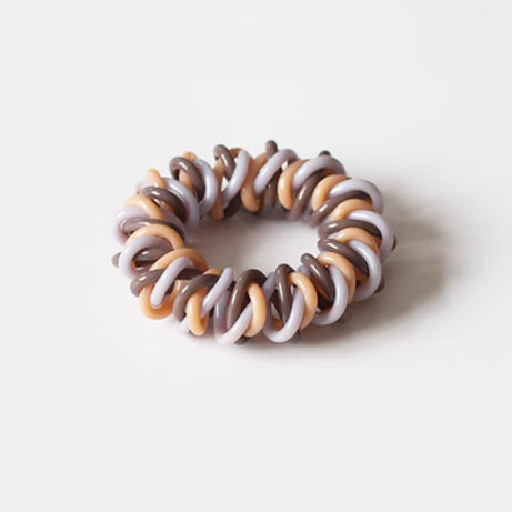 Coiled Telephone Cord Hair Tie - Trendy Elegant Elastic Band for Women, High Elasticity Durable Hair Ties for Tying Hair