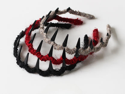 Knitted Headband High Crown Women New High-End Hair Accessory Versatile Hair Clip
