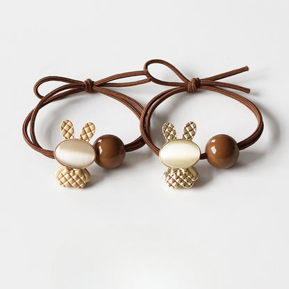 Bunny Hair Tie - Trendy Elegant Elastic Band, High Elasticity Durable Hair Tie for Women, Exquisite Japanese and Korean Inspired Hair Holder