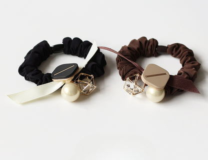 Premium Hair Tie - Trendy 2023 New Hair Band, Japanese and Korean Inspired Thick Elastic Band for Women's Hair Ties