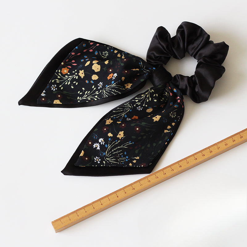 Bow and Flower Hair Tie, 2024 New High-end Hair Loop, High Elasticity Durable Elastic for Hairstyles
