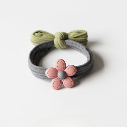 Flower Hair Ties, Seamless And Stylish For Women To Tie Hair
