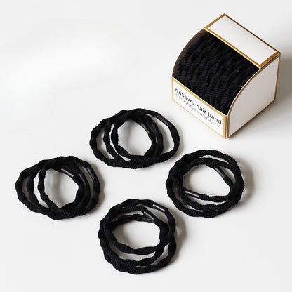 Set Of Ten Hair Ties, High-Elasticity And Durable For Women To Tie Hair
