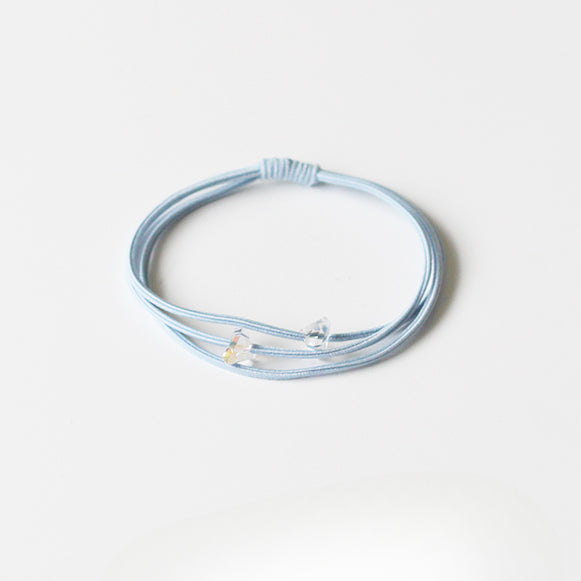 Textured Oval Hair Tie Thick Elastic Band Women New Simple Ponytail Hair Accessory
