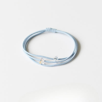 Textured Oval Hair Tie Thick Elastic Band Women New Simple Ponytail Hair Accessory