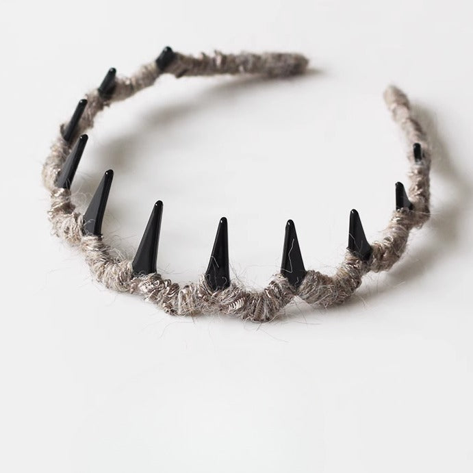 Knitted Headband High Crown Women New High-End Hair Accessory Versatile Hair Clip