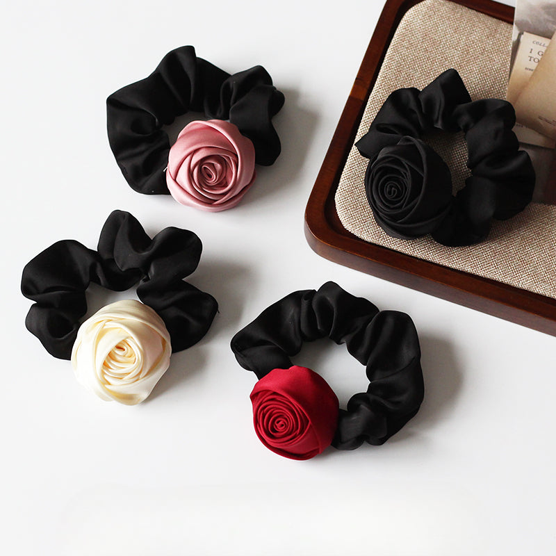 Sweet Rose Hair Ties, Retro And Stylish For Women To Style Hair