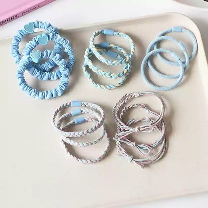 Fresh Large Intestine Hair Tie - 2024 New Premium Hair Loop, Elastic Band for High Ponytails（Five-Piece）