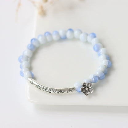 Chinese Ceramic Couple Bracelet - Student Love Tokens