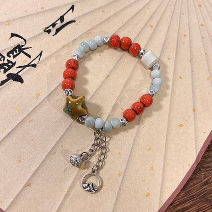 Ethnic-style Porcelain Bracelet for Women - A National Trendy Beaded Accessory, The New Summer Arrival for Besties.