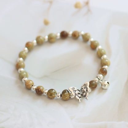 Butterfly Porcelain Bracelet - Modern Oriental Design