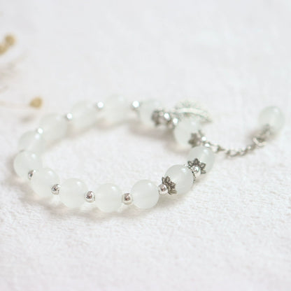 Handmade Crystal Glass Bracelet - Oriental Bohemian Jewelry