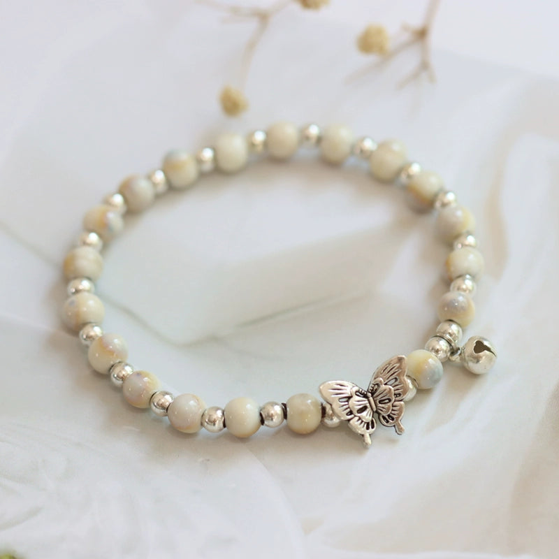Butterfly Porcelain Bracelet - Modern Oriental Design