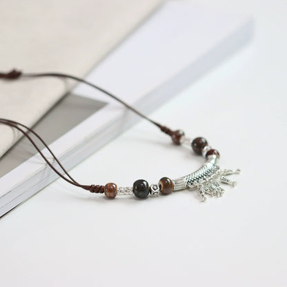 Ceramic Pendant Necklace - Neo-Traditional Jewelry