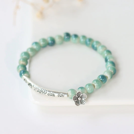 Chinese Ceramic Couple Bracelet - Student Love Tokens