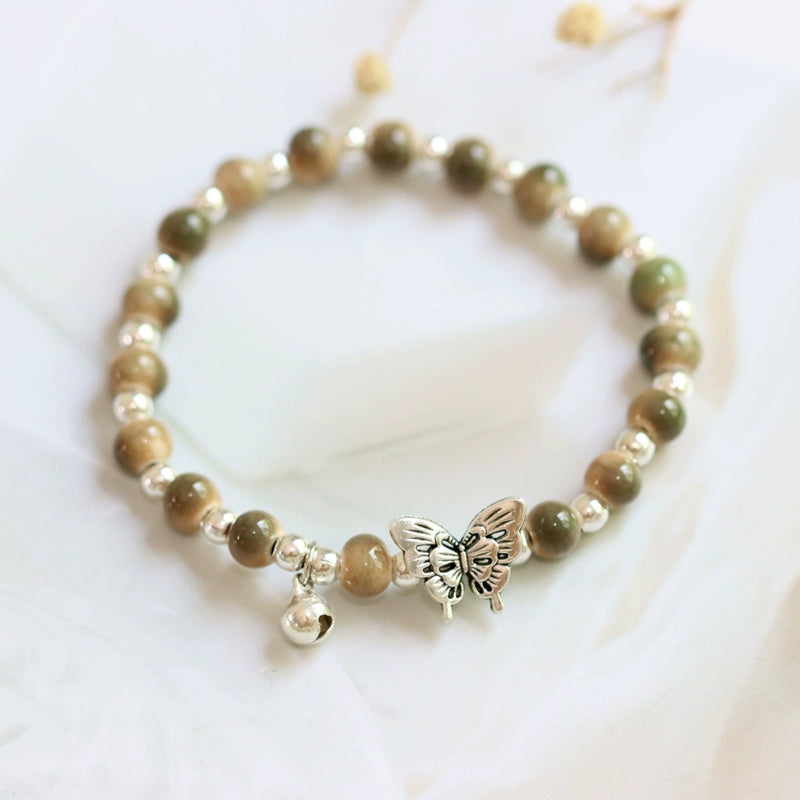 Butterfly Porcelain Bracelet - Modern Oriental Design