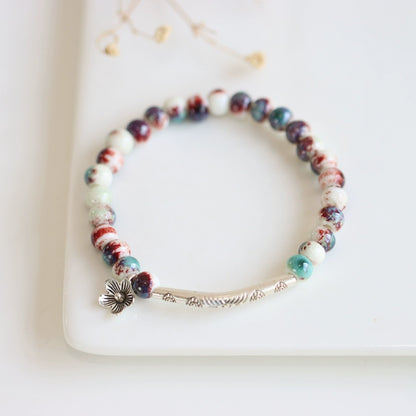 Chinese Ceramic Couple Bracelet - Student Love Tokens