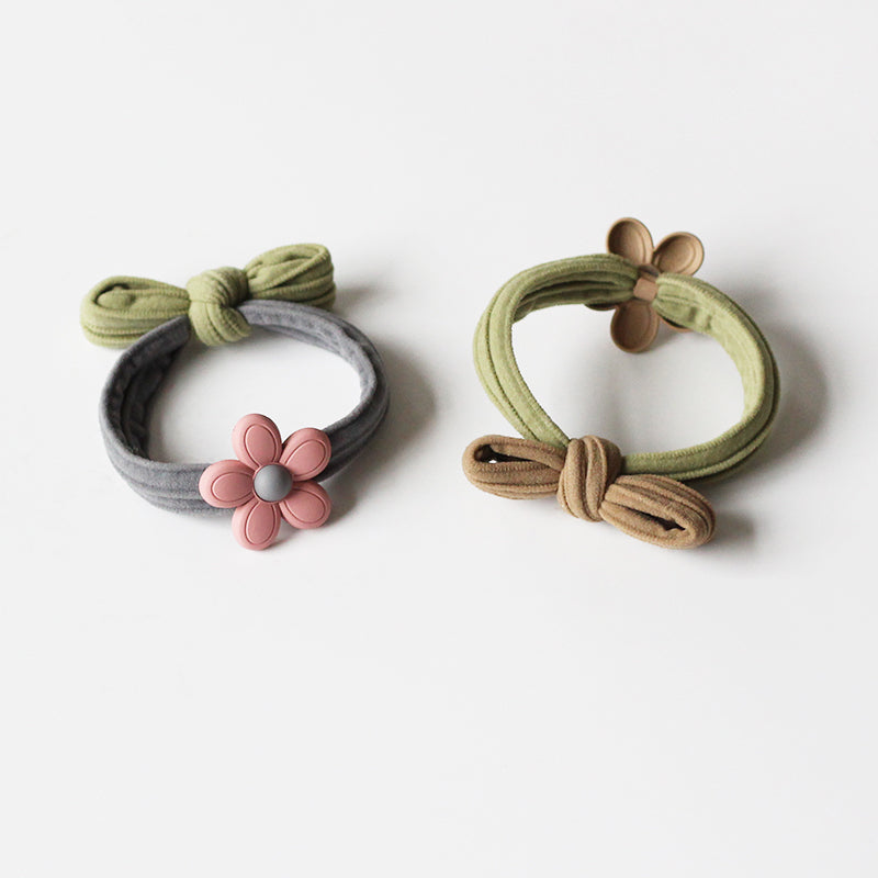 Flower Hair Ties, Seamless And Stylish For Women To Tie Hair