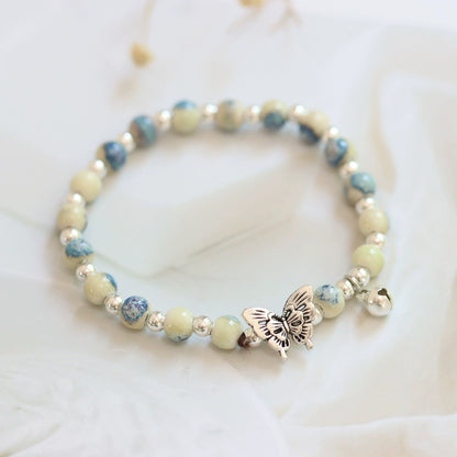 Butterfly Porcelain Bracelet - Modern Oriental Design