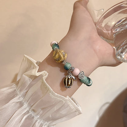 Handcrafted Porcelain Bracelet for Women and Men - A Light Luxury, Unique Design, Exquisite, and Sophisticated Couple's Accessory