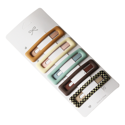 Set Of Five Hair Clips, Trendy And Stylish For Women To Manage Hair