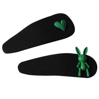 Elegant Green Hairpin, Trendy Side Clip for Stylish Hair Accessories