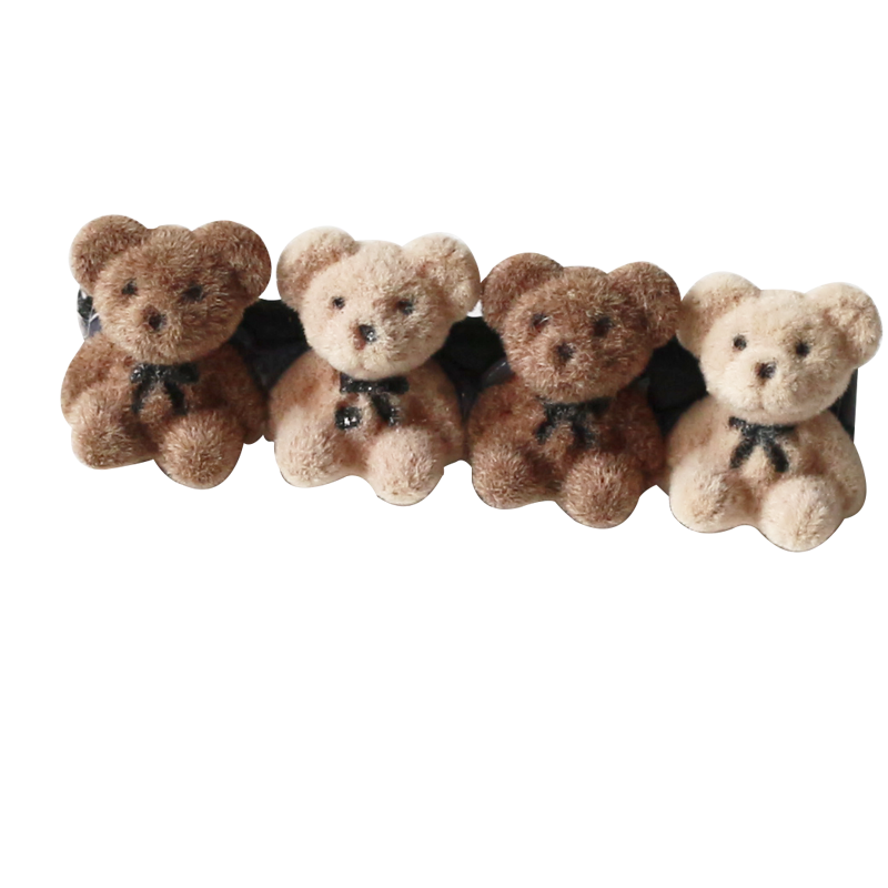 Velvet Bear Hair Clips, Cute And Stylish For Women To Style Hair