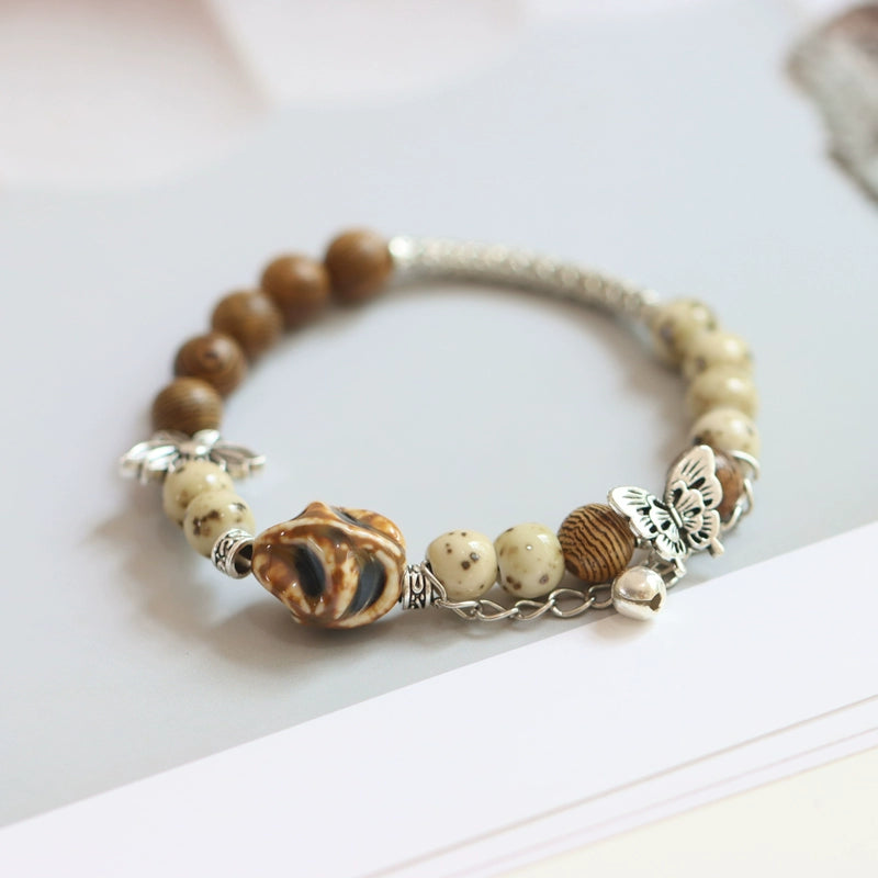 Ethnic Butterfly Ceramic Bracelet - Versatile Women's Jewelry