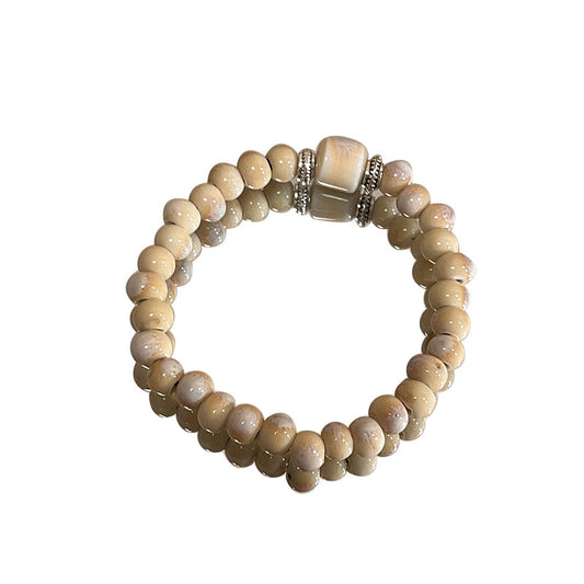 Versatile Handmade Porcelain Bracelet for Women - A Unique and Sophisticated Accessory with Ancient Chinese Style