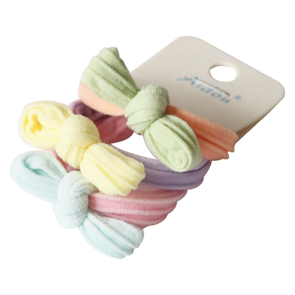 Set Of Three Seamless Hair Ties, Cute And Stylish For Tying Hair