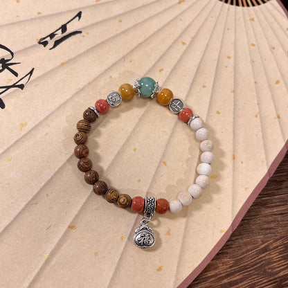 Artistic Retro Porcelain Bracelet - Porcelain Bead Accessory