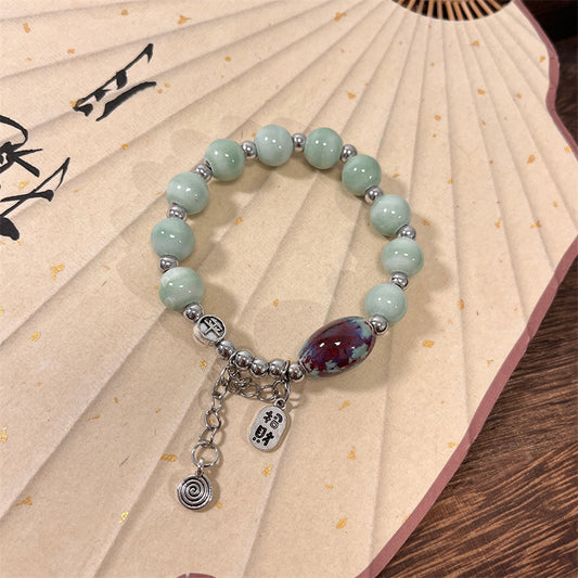 Handmade Porcelain New Chinese-style Bracelet for Women