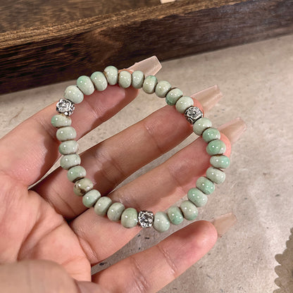 Elegance Porcelain Bead Bracelet for Women -  New Hit for Girls and Couples.