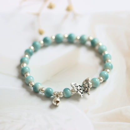 Butterfly Porcelain Bracelet - Modern Oriental Design