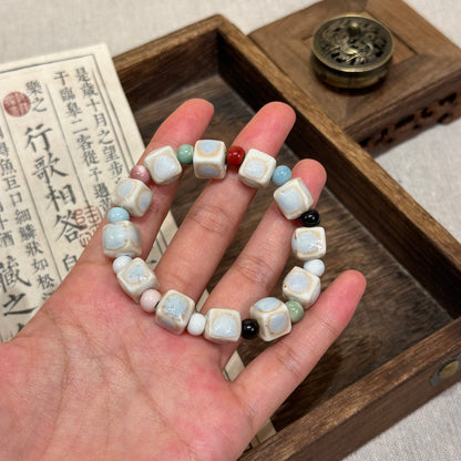 Porcelain Bracelet - A Unique Retro New Chinese-style Beaded Accessory, The New Arrival of Bohemian Handmade Bracelet.