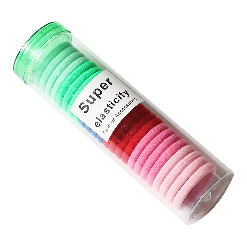 Jarred Seamless Hair Ties for Women - Trendy Ins Elastic Bands, High Elasticity Basic Hair Ties