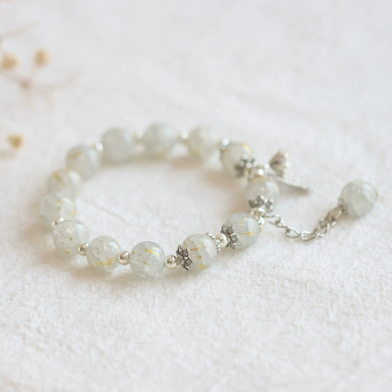 Handmade Crystal Glass Bracelet - Oriental Bohemian Jewelry