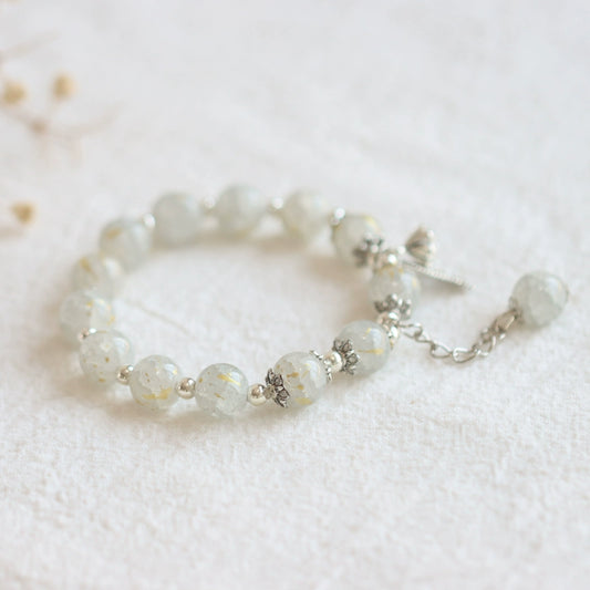 Handmade Crystal Glass Bracelet - Oriental Bohemian Jewelry