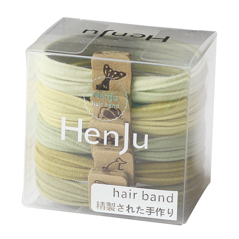 Boxed Seamless Hair Tie, Non-damaging Trendy Elastic for Women, Stylish Hairband for Ponytails and Updos