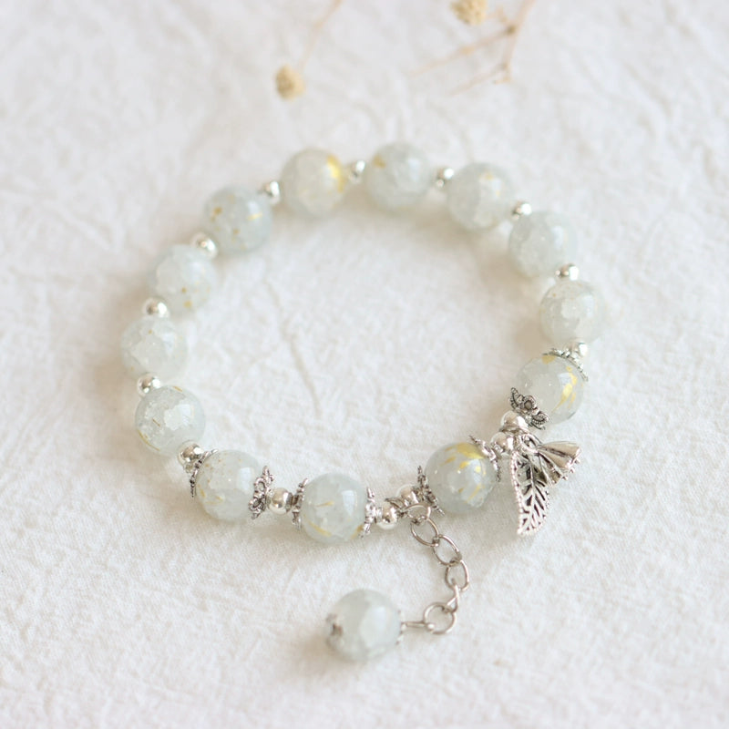 Handmade Crystal Glass Bracelet - Oriental Bohemian Jewelry