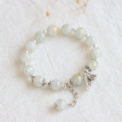 Handmade Crystal Glass Bracelet - Oriental Bohemian Jewelry