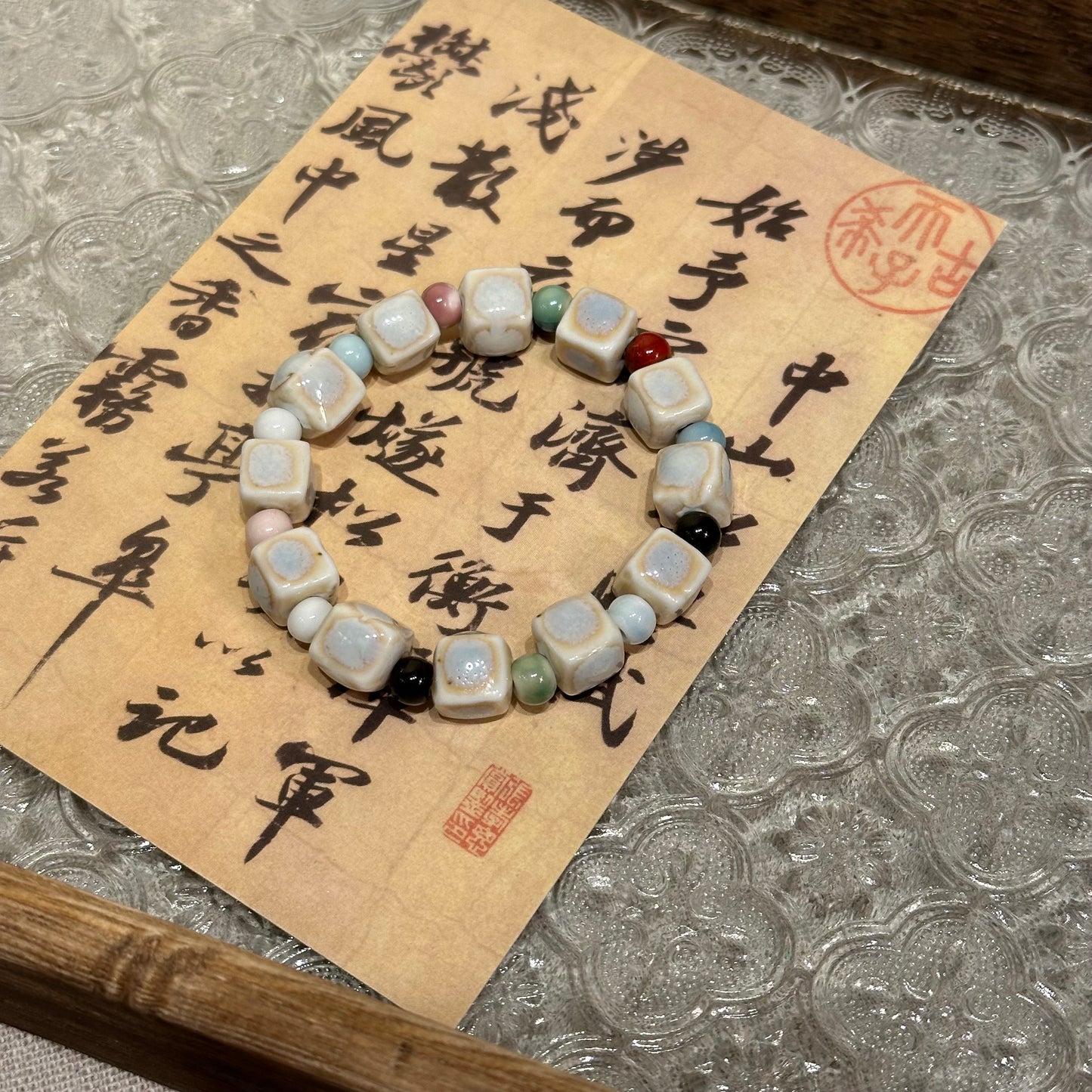 Porcelain Bracelet - A Unique Retro New Chinese-style Beaded Accessory, The New Arrival of Bohemian Handmade Bracelet.
