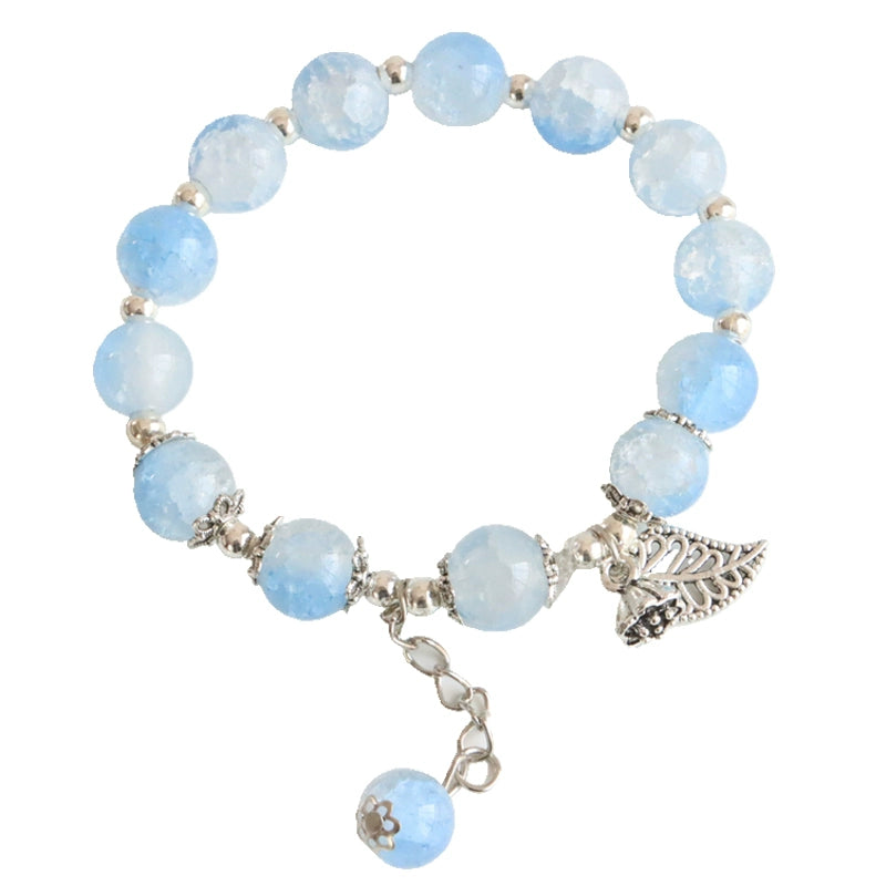 Handmade Crystal Glass Bracelet - Oriental Bohemian Jewelry